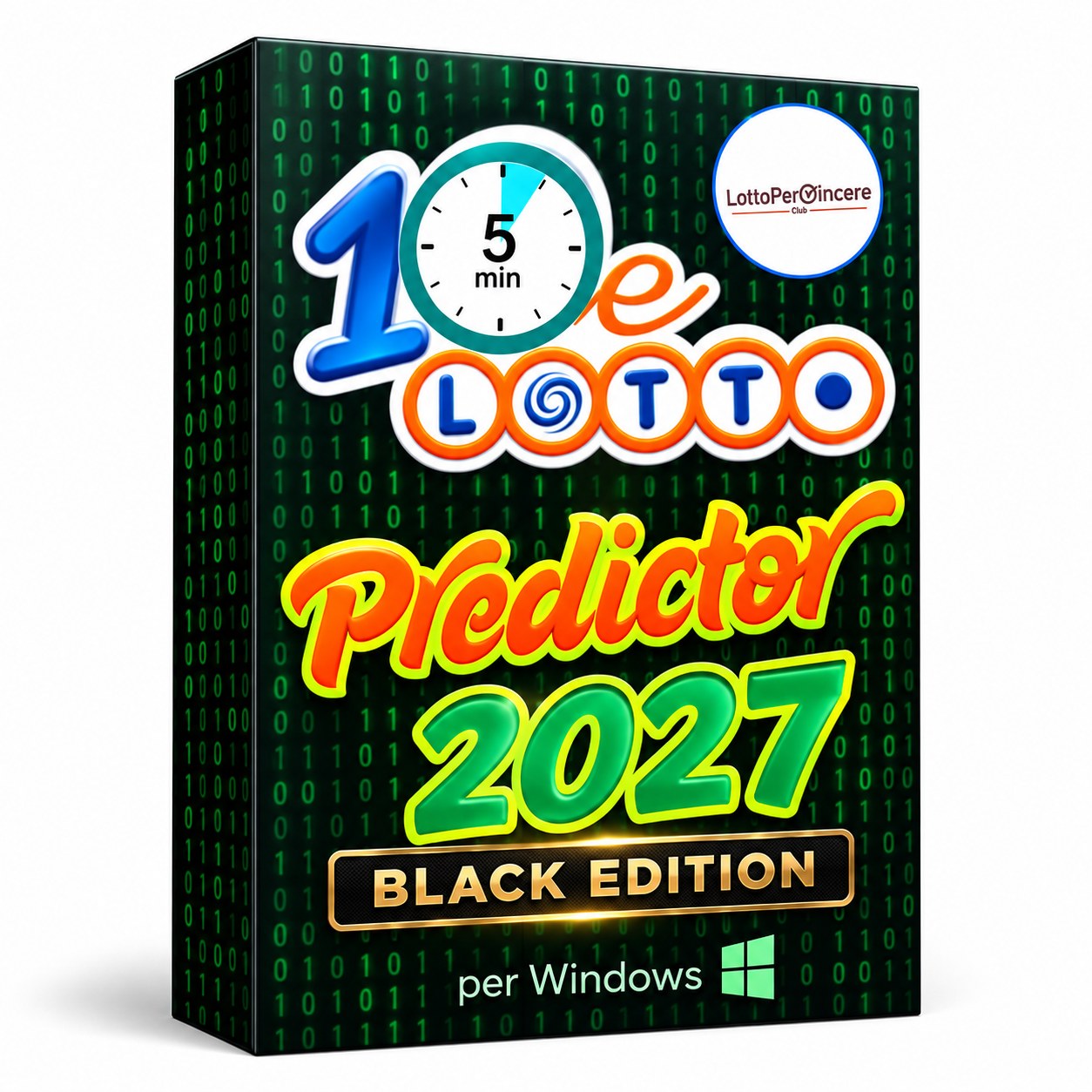 10 e Lotto 5 minuti Predictor 2027 Black Edition